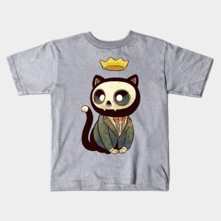 The Collector of Souls - Halloween Cat Kids T-Shirt